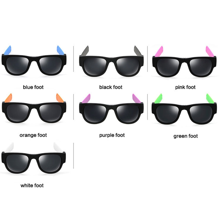 New Fashion Crimp Folding Mirror Pops Polarized Sunglasses Casual UV400 Protection Glasses for Men / Women