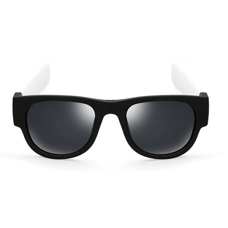 New Fashion Crimp Folding Mirror Pops Polarized Sunglasses Casual UV400 Protection Glasses for Men / Women