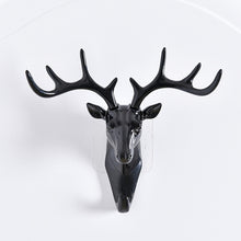 Load image into Gallery viewer, European-Style Rural Pendant Deer Head Wall Hanging Clothes Hook, Random Color Delivery