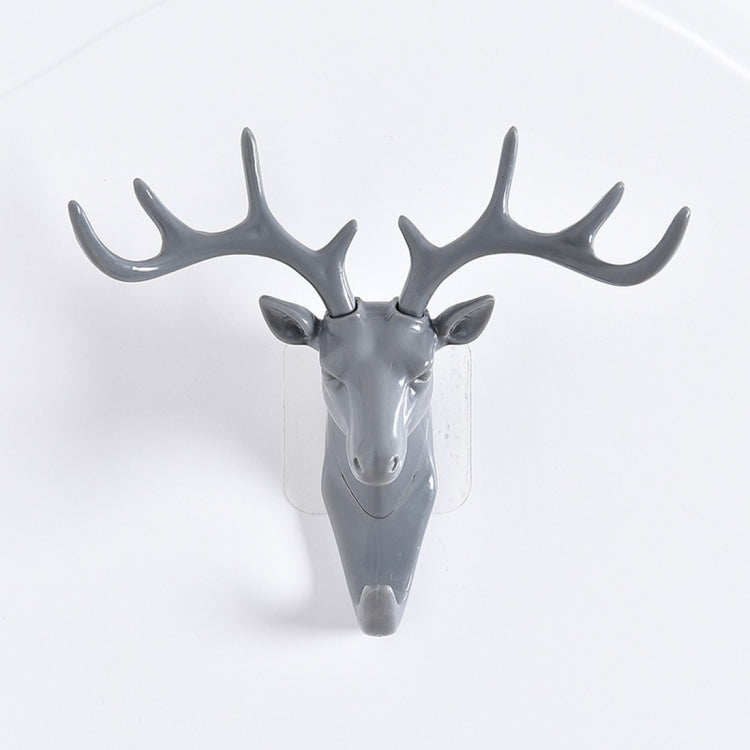 European-Style Rural Pendant Deer Head Wall Hanging Clothes Hook, Random Color Delivery