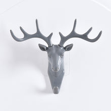 Load image into Gallery viewer, European-Style Rural Pendant Deer Head Wall Hanging Clothes Hook, Random Color Delivery