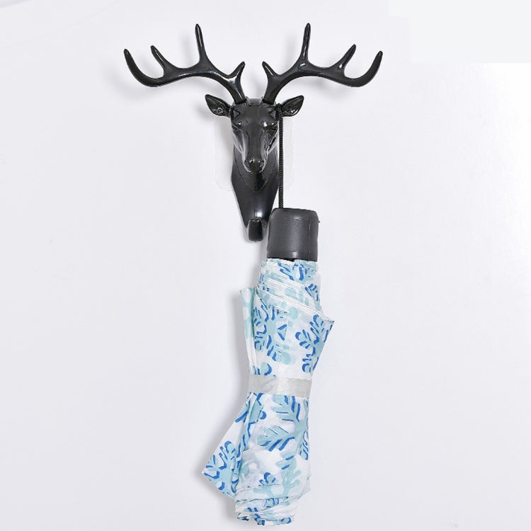 European-Style Rural Pendant Deer Head Wall Hanging Clothes Hook, Random Color Delivery