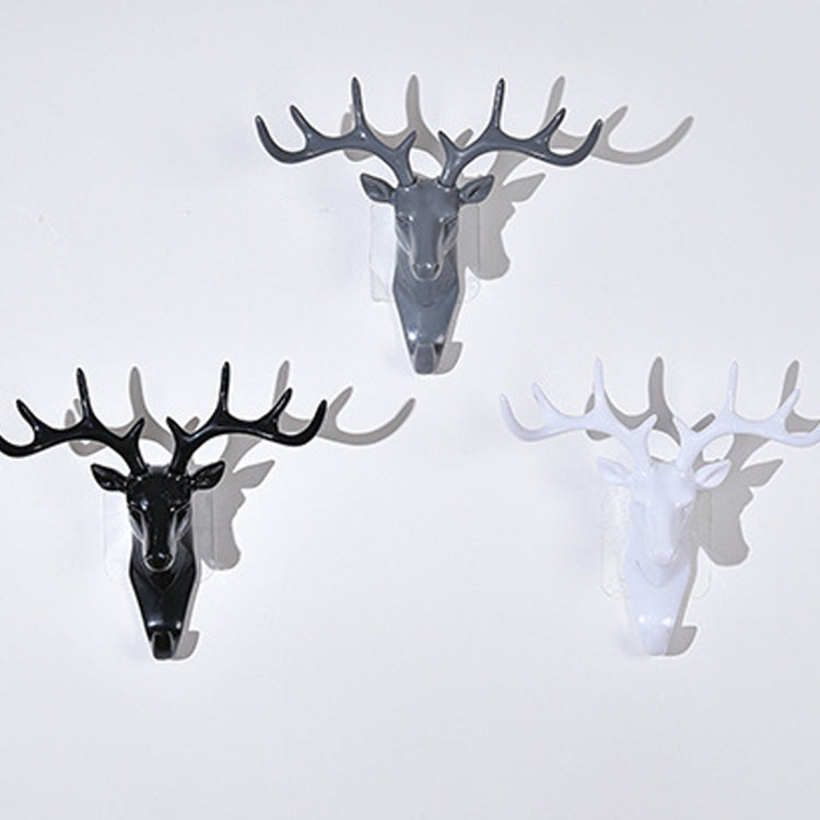 European-Style Rural Pendant Deer Head Wall Hanging Clothes Hook, Random Color Delivery