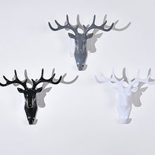 Load image into Gallery viewer, European-Style Rural Pendant Deer Head Wall Hanging Clothes Hook, Random Color Delivery