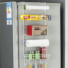 Load image into Gallery viewer, Multi-layer Fridge Storage Rack Side Shelf Sidewall Holder Multi-function Kitchen Organizer Household, Size: 25 x 9.5 x 62cm, 25 x 9.5 x 62cm