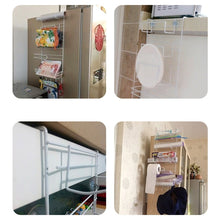 Load image into Gallery viewer, Multi-layer Fridge Storage Rack Side Shelf Sidewall Holder Multi-function Kitchen Organizer Household, Size: 25 x 9.5 x 62cm, 25 x 9.5 x 62cm