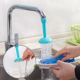 2 PCS Faucet Splash Water-saving Shower Bath Adjustable Valve Filter Water Saving Devices, Small Size: 6.5 x 10.5cm, Suitable for 17mm Diameter Round Faucets