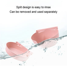 Load image into Gallery viewer, Kitchen Double Layer Fruit Bowl Washing Basket Lazy Bracket Snack Nuts Bowl