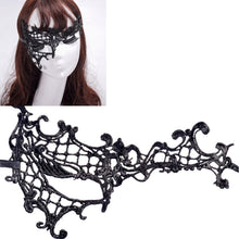 Load image into Gallery viewer, Halloween Masquerade Party Dance Sexy Lady Semi-eyed Face Lace Mask, Semi-eyed