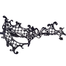 Load image into Gallery viewer, Halloween Masquerade Party Dance Sexy Lady Semi-eyed Face Lace Mask, Semi-eyed