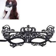 Load image into Gallery viewer, Halloween Masquerade Party Dance Sexy Lady Lace Crown Mask, Crown