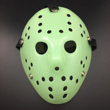Load image into Gallery viewer, Halloween Party Cool Thicken Jason Mask, Fluorescent Green, Gold, Red + White, Silver, White, Red + Yellow