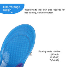 Load image into Gallery viewer, 1 Pair Military Training Shock Resistance Sports Insoles Soft and Comfortable Stretch Thick Insoles, Size: L(43-46 Yards), Size: L(43-46 Yards)