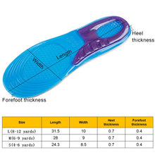 Load image into Gallery viewer, 1 Pair Military Training Shock Resistance Sports Insoles Soft and Comfortable Stretch Thick Insoles, Size: L(43-46 Yards), Size: L(43-46 Yards)