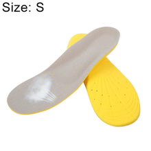 Load image into Gallery viewer, 1 Pair PU Breathable Soft Sports Shock-absorbing Insole Sweat-absorbent Foot Pad Elastic Shoe Insert, Size: S(2-5 Yards), Size: S(2-5 Yards)