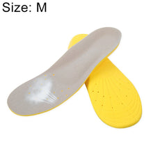 Load image into Gallery viewer, 1 Pair PU Breathable Soft Sports Shock-absorbing Insole Sweat-absorbent Foot Pad Elastic Shoe Insert, Size: M(6-9 Yards), Size: M(6-9 Yards)