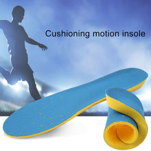 Load image into Gallery viewer, 1 Pair PU Breathable Soft Sports Shock-absorbing Insole Sweat-absorbent Foot Pad Elastic Shoe Insert, Size: L(8-12 Yards), Size: L(8-12 Yards)