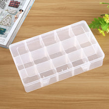 Load image into Gallery viewer, Removable Grid Compartment Plastic Box Organizerfor Jewelry Earring Fishing Hook Small Accessories, Size: Large, 15 Slots, 15 Slots