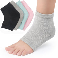 Load image into Gallery viewer, Polyester-cotton Gel Anti-foot Heel Dry Cracking Moisturizing Socks Protection Sleeve ,Random Color Delivery