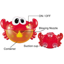Load image into Gallery viewer, Bubble Crab Baby Bath Toy with 12 Songs