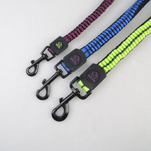 Load image into Gallery viewer, Pet Telescopic Buffer Double Traction Rope Nylon Reflective Braided Rope, Small, Length: 70cm, Random Color Delivery , Double Traction 70cm