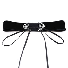 Load image into Gallery viewer, 2 PCS European and American Fashion Street-snap Collar Hollow Alloy Velvet Choker Necklace, Random Color Delivery, TERQ02