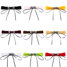 Load image into Gallery viewer, 2 PCS European and American Fashion Street-snap Collar Hollow Alloy Velvet Choker Necklace, Random Color Delivery, TERQ02