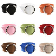 Load image into Gallery viewer, 2 PCS European and American Simple Round Velvet Bracelet Fashion Metal Wristband Bracelet, Random Color Delivery