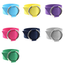 Load image into Gallery viewer, 2 PCS European and American Simple Round Velvet Bracelet Fashion Metal Wristband Bracelet, Random Color Delivery