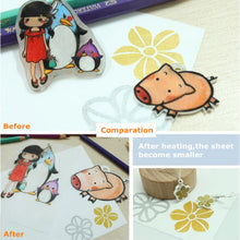 Load image into Gallery viewer, 50 PCS Translucent Fine Grinding Heat Shrink Film DIY Heat Shrink Film, DIY Heat Shrink Film (Fine Grinding)