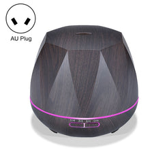 Load image into Gallery viewer, Peach Shape Wood Grain Remote Control Ultrasonic Humidifier Aromatherapy Machine Automatic Alcohol Sprayer with LED Lights, Capacity: 400mL, AU Plug (Light Wood Color), Peach Shape Light Wood Color, Diamond Dark Wood Color, Diamond Light Wood Color    ...