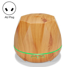 Load image into Gallery viewer, Peach Shape Wood Grain Remote Control Ultrasonic Humidifier Aromatherapy Machine Automatic Alcohol Sprayer with LED Lights, Capacity: 400mL, AU Plug (Light Wood Color), Peach Shape Light Wood Color, Diamond Dark Wood Color, Diamond Light Wood Color    ...