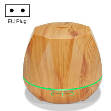 Load image into Gallery viewer, Peach Shape Wood Grain Remote Control Ultrasonic Humidifier Aromatherapy Machine Automatic Alcohol Sprayer with LED Lights, Capacity: 400mL, EU Plug (Dark Wood Color), Peach Shape Light Wood Color, Diamond Dark Wood Color, Diamond Light Wood Color     ...