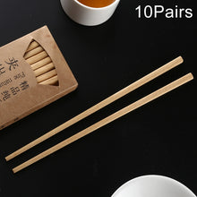 Load image into Gallery viewer, 10 Pairs Natural Yellow Sandal Wood Non-slip Chopsticks