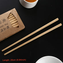 Load image into Gallery viewer, 10 Pairs Natural Yellow Sandal Wood Non-slip Chopsticks