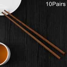 Load image into Gallery viewer, 10 Pairs Natural Iron Wood Non-slip Chopsticks