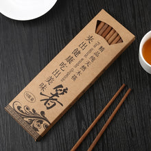 Load image into Gallery viewer, 10 Pairs Natural Iron Wood Non-slip Chopsticks
