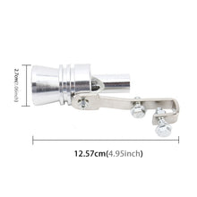 Load image into Gallery viewer, Universal Aluminum Turbo Sound Exhaust Muffler Pipe Whistle Car Simulator Whistler, Size: L, Size: L