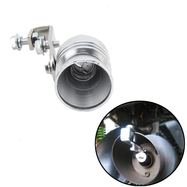 Universal Aluminum Turbo Sound Exhaust Muffler Pipe Whistle Car Simulator Whistler, Size: M, Size: M