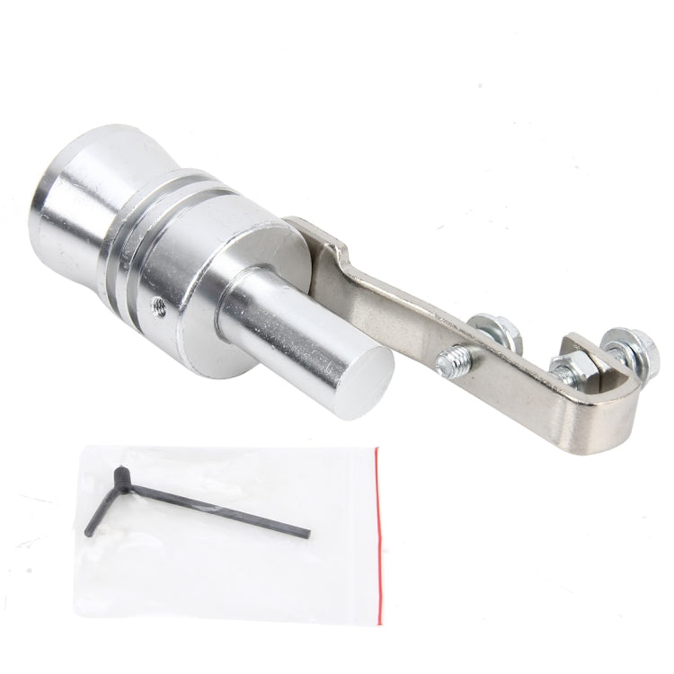 Universal Aluminum Turbo Sound Exhaust Muffler Pipe Whistle Car Simulator Whistler, Size: M, Size: M