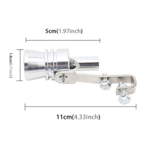 Load image into Gallery viewer, Universal Aluminum Turbo Sound Exhaust Muffler Pipe Whistle Car Simulator Whistler, Size: S, Size: S