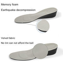 Load image into Gallery viewer, 2.5cm PU Breathable Sport Height Increase Insoles, Size: L, Size: L (2.5cm)