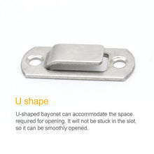 Load image into Gallery viewer, 2 PCS Security Door Stainless Steel 90 Degree Right Angle Door Buckle Corner Insert, Door Buckle Corner Insert