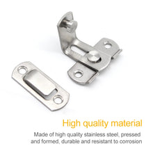 Load image into Gallery viewer, 2 PCS Security Door Stainless Steel 90 Degree Right Angle Door Buckle Corner Insert, Door Buckle Corner Insert