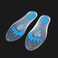 Load image into Gallery viewer, 1 Pair Transparent Cushioning Silica Gel Insoles  Size: 40-41yards, Size: 40-41yards