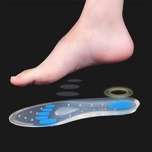 Load image into Gallery viewer, 1 Pair Transparent Cushioning Silica Gel Insoles  Size: 42-43yards, Size: 42-43yards