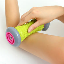Load image into Gallery viewer, Yoga Health Care Wheel Neck Lumbar Leg Hand Foot Massage Wheel, Random Color Delivery, Length: 17cm
