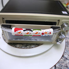 Load image into Gallery viewer, 3 in 1 Christmas Style Cloth Fridge Microwave Oven Door Handle Cover Set, Size: 23*14cm, 3 in 1 Set