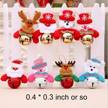 Load image into Gallery viewer, Christmas Tree Doll Bell Christmas Pendants Decorations, Random Style Delivery, Size: 11*7cm, Doll Bell