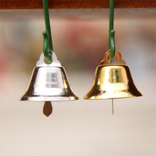 Load image into Gallery viewer, 10 in 1 Christmas Decorating Christmas Tree Small Bells Decoration Supplies, Size: 2*2cm, Small Bells  Gold, Small Bells Silver